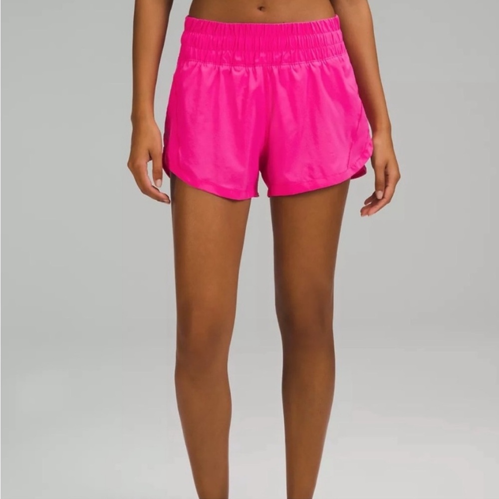 Lululemon Track That 3 Inch HR Shorts Sonic Pink